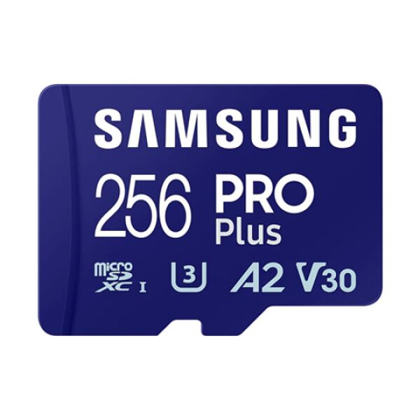 Samsung Pro Plus microSDXC 256GB Class 10 U3 V30 A2 UHS-I with USB Reader (MB-MD256SB/WW) (SAMMB-MD256SB-WW) - Image 1