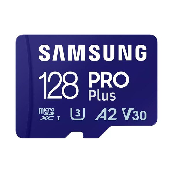 Samsung Pro Plus microSDXC 128GB Class 10 U3 V30 A2 UHS-I with USB Reader (MB-MD128SB/WW) (SAMMB-MD128SB-WW) - Image 1