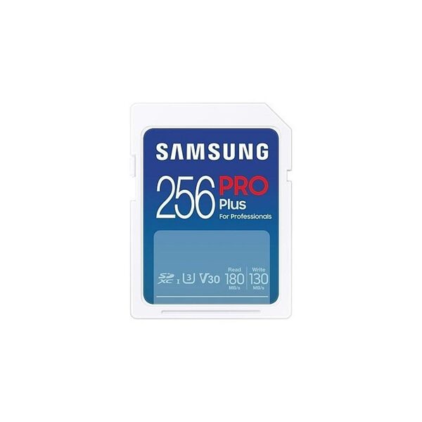 Samsung Pro Plus SDXC 256GB Class 10 U3 V30 UHS-I with USB Reader (MB-SD256SB/WW) (SAMMB-SD256SB-WW) - Image 1
