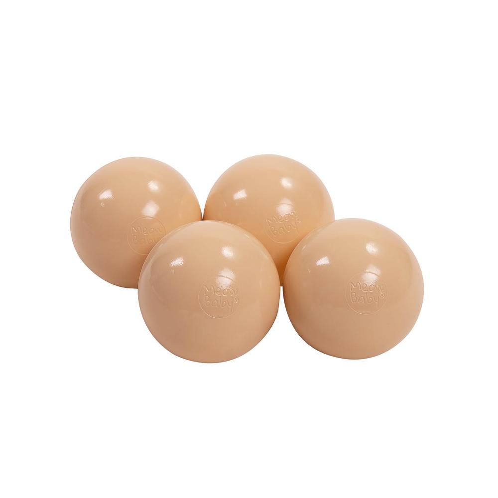 0066242_0 MeowBaby Plastic Balls Beige (50 pcs) (ZPBE1000) (MEBZPBE1000) - Image 1