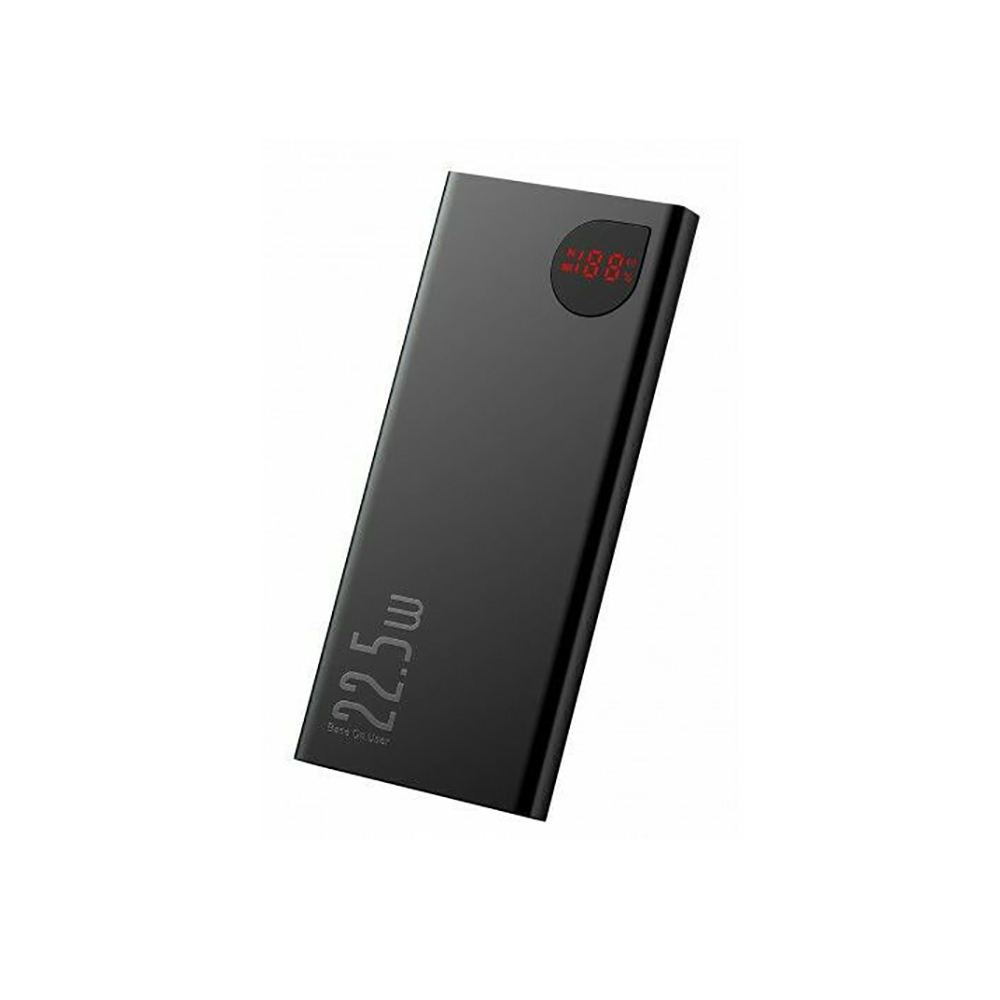 0055968_0 Baseus Power Bank 10000mAh 22.5W με 2 Θύρες USB-A και Θύρα USB-C Power Delivery / Quick Charge 3.0 Μαύρο (PPAD000001) (BASPPAD000001) - Image 1