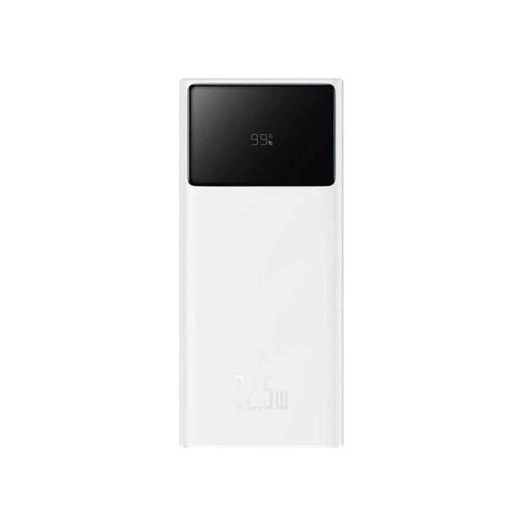 0057058_0 Baseus Star-Lord Power Bank 20000mAh 22.5W 2 USB-A Ports & USB-C Port White (PPXJ80002) (BASPPXJ80002) - Image 1