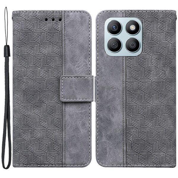 Θήκη Honor X8b Mad Mask Leather Wallet Case Geometry Style με βάση στήριξης