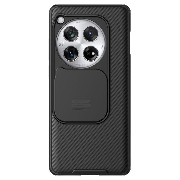 Θήκη OnePlus 12 5G NiLLkin Camshield Pro Series Πλάτη με προστασία για την κάμερα από σκλήρό Premium TPU μαύρο