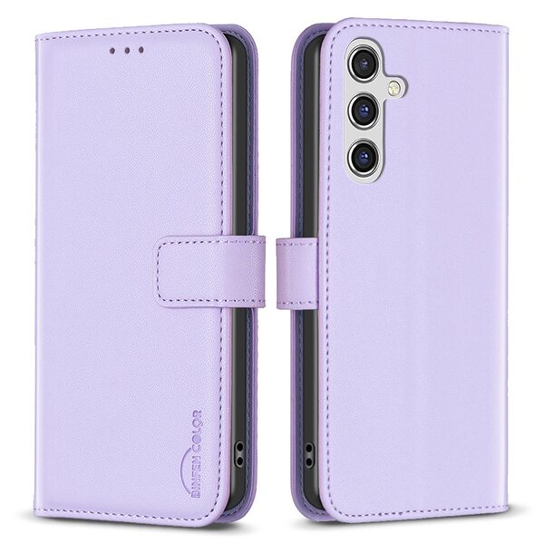 Θήκη Samsung Galaxy A35 5G BINFEN COLOR Leather Wallet series 12 με βάση στήριξης