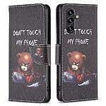 Θήκη Samsung Galaxy A35 5G OEM Angry bear with chainsaw με βάση στήριξης