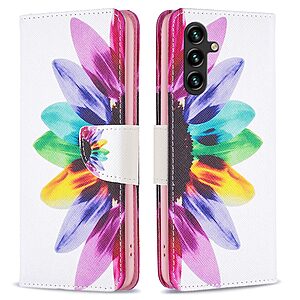 Θήκη Samsung Galaxy A55 5G OEM Colorful Petals με βάση στήριξης