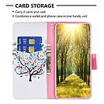 Θήκη Samsung Galaxy A55 5G OEM Flowered Tree με βάση στήριξης, υποδοχές καρτών και μαγνητικό κούμπωμα Flip Wallet από συνθετικό δέρμα και TPU - Image 3