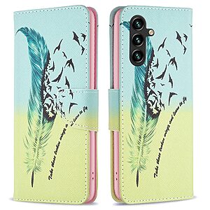 Θήκη Samsung Galaxy A55 5G OEM Feather & Birds με βάση στήριξης