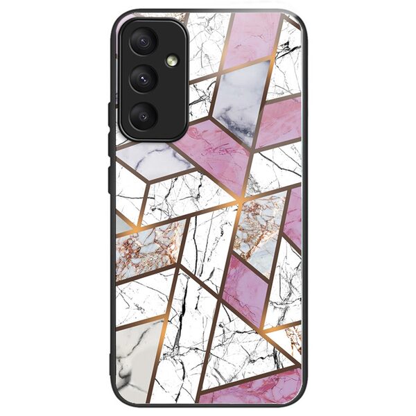 Θήκη Samsung Galaxy A55 5G OEM Geometric Elegance: Pink & Marble Edition