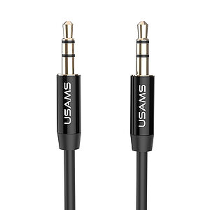 Καλώδιο USAMS YP-02 3.5mm jack male σε 3.5mm jack male  Aux Audio Cable 1m (YP102)