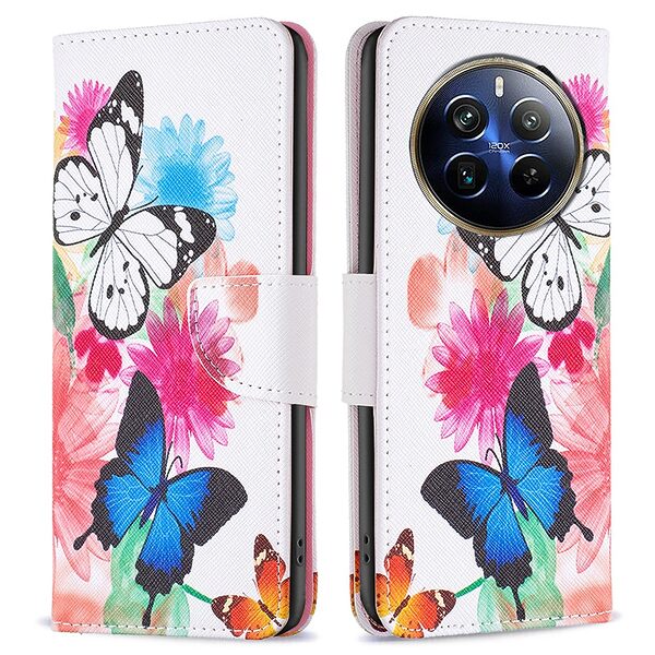 Θήκη Realme 12 Pro 5G / 12 Pro+ 5G OEM Vivid Butterflies με βάση στήριξης