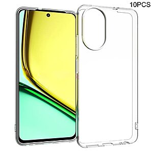 Θήκη Realme C67 4G OEM Silicone Sockproof V5 Anti-Slip Transparent Πλάτη TPU