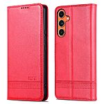 Θήκη Samsung Galaxy M55 5G AZNS Litchi Retro V4 Texture Leather με βάση στήριξης