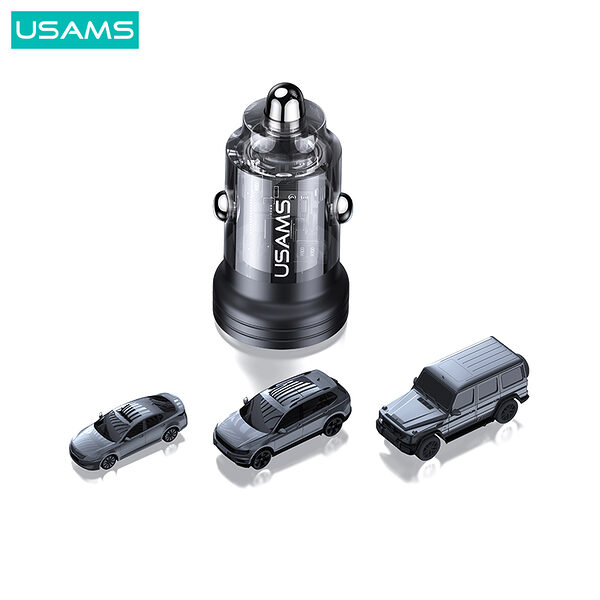 usams cc175 mini fortistis autokinitou c35 45w 2 x ports 1 x usb a 1 x type c 46 3