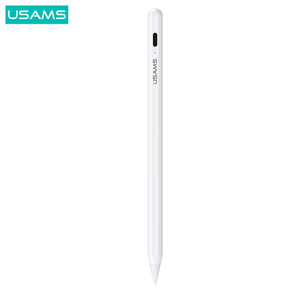 USAMS ZB223 Stylus Pen Tilt-sensitive Active Touch Screen Capacitive για όλα τα iPad (ZB223DRB01) λευκό