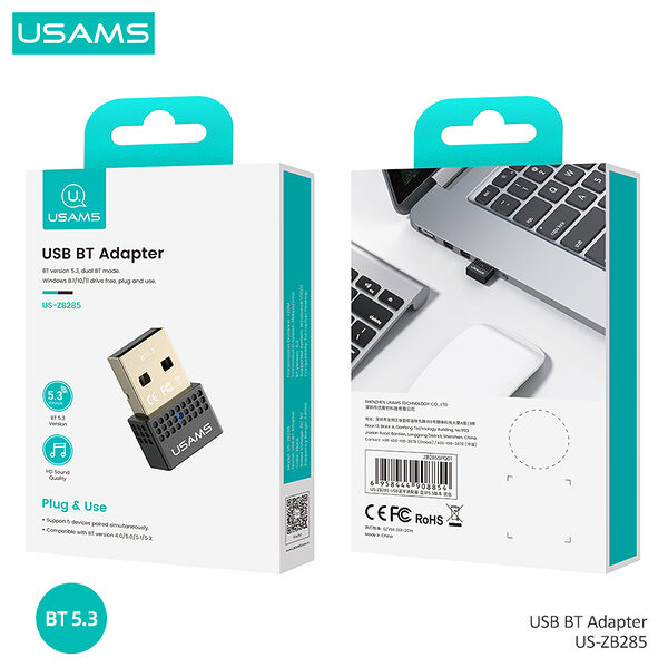 usams zb285 usb a bluetooth 5 3 adapter 51 5