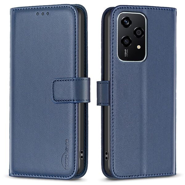 Θήκη Honor 200 Lite 5G BINFEN COLOR Leather Wallet series 12 με βάση στήριξης