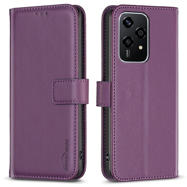 Θήκη Honor 200 Lite 5G BINFEN COLOR Leather Wallet series 12 με βάση στήριξης