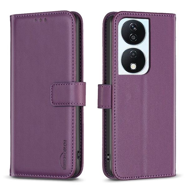 Θήκη Honor 90 Smart 5G BINFEN COLOR Leather Wallet series 12 με βάση στήριξης