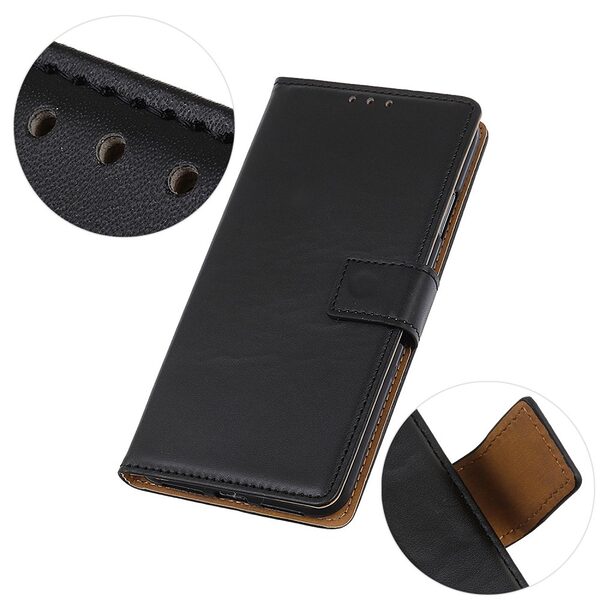 Θήκη Honor 90 Smart 5G Mad Mask Leather Wallet Case με βάση στήριξης, υποδοχές καρτών και μαγνητικό κούμπωμα Flip Wallet από συνθετικό δέρμα μαύρο - Image 5