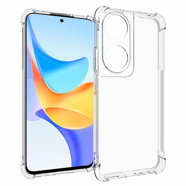 Θήκη Honor 90 Smart 5G OEM Silicone Sockproof V10 Anti-Slip Transparent Πλάτη με ενισχυμένες γωνίες TPU