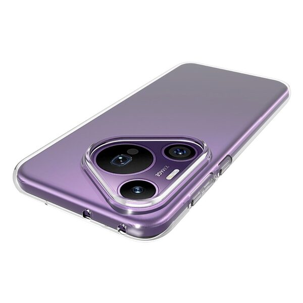 Θήκη Huawei Pura 70 Pro OEM Silicone Sockproof V5 Anti-Slip Transparent Πλάτη TPU - Image 2