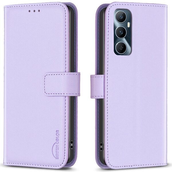 Θήκη Realme C65 BINFEN COLOR Leather Wallet series 12 με βάση στήριξης