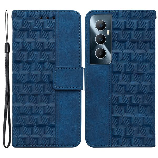 Θήκη Realme C65 Mad Mask Leather Wallet Case Geometry Style με βάση στήριξης