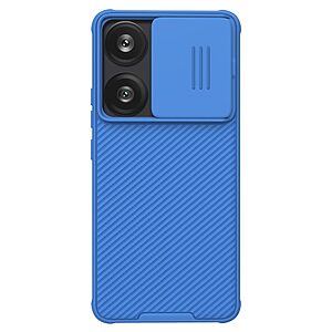 Θήκη Xiaomi Poco F6 5G NiLLkin Camshield Pro Series Πλάτη με προστασία για την κάμερα από σκλήρό Premium TPU μπλε