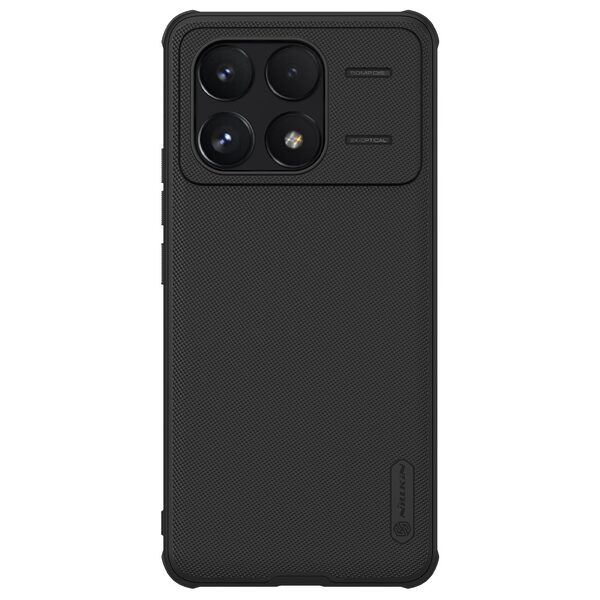 Θήκη Xiaomi Poco F6 Pro 5G NiLLkin Super Frosted Shield Pro Series Πλάτη από Premium σκληρό TPU μαύρο