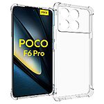 Θήκη Xiaomi Poco F6 Pro 5G OEM Silicone Sockproof V10 Anti-Slip Transparent Πλάτη με ενισχυμένες γωνίες TPU