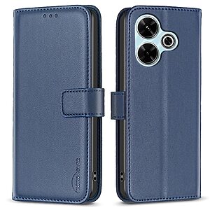 Θήκη Xiaomi Redmi 13 / Poco M6 BINFEN COLOR Leather Wallet series 12 με βάση στήριξης