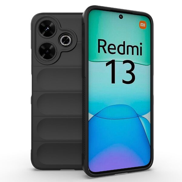 Θήκη Xiaomi Redmi 13 / Poco M6 Mad Mask Rugged Armor από σκληρό Premium TPU μαύρο