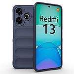 Θήκη Xiaomi Redmi 13 / Poco M6 Mad Mask Rugged Armor από σκληρό Premium TPU μπλε σκούρο