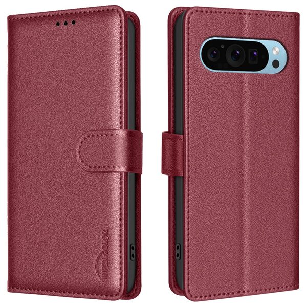 Θήκη Google Pixel 9 5G / Pixel 9 Pro 5G BINFEN COLOR Leather Wallet series 12 με βάση στήριξης