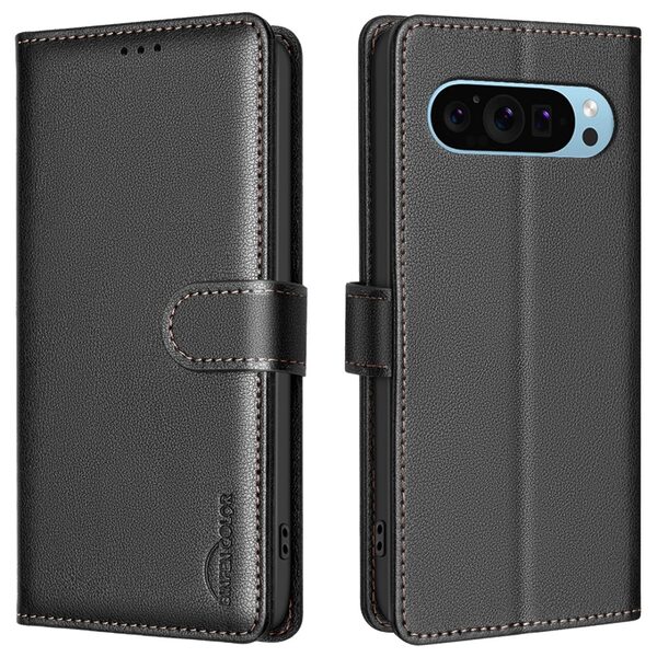 Θήκη Google Pixel 9 5G / Pixel 9 Pro 5G BINFEN COLOR Leather Wallet series 12 με βάση στήριξης