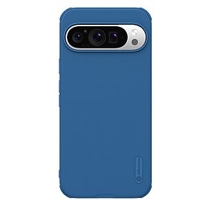 Θήκη Google Pixel 9 5G / Pixel 9 Pro 5G NiLLkin Super Frosted Shield Pro Series Πλάτη από Premium σκληρό TPU μπλε