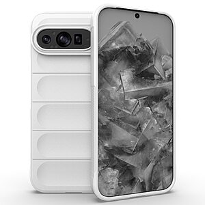 Θήκη Google Pixel 9 Pro XL 5G Mad Mask Rugged Armor από σκληρό Premium TPU λευκό