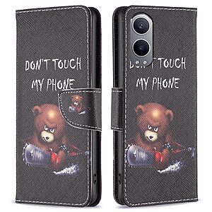 Θήκη OnePlus Nord CE4 Lite 5G OEM Angry bear with chainsaw με βάση στήριξης