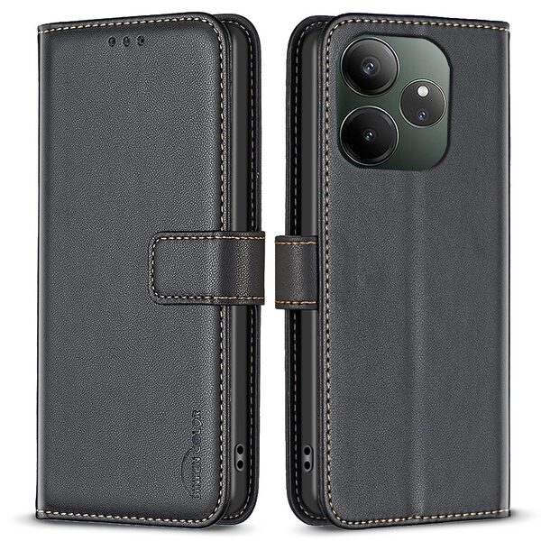 Θήκη Realme GT 6 5G / GT 6T 5G BINFEN COLOR Leather Wallet series 12 με βάση στήριξης