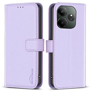 Θήκη Realme GT 6 5G / GT 6T 5G BINFEN COLOR Leather Wallet series 12 με βάση στήριξης