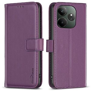 Θήκη Realme GT 6 5G / GT 6T 5G BINFEN COLOR Leather Wallet series 12 με βάση στήριξης