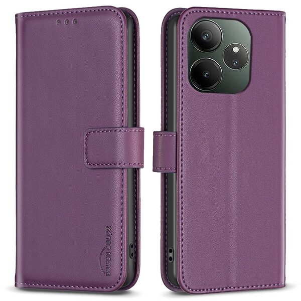 Θήκη Realme GT 6 5G / GT 6T 5G BINFEN COLOR Leather Wallet series 12 με βάση στήριξης