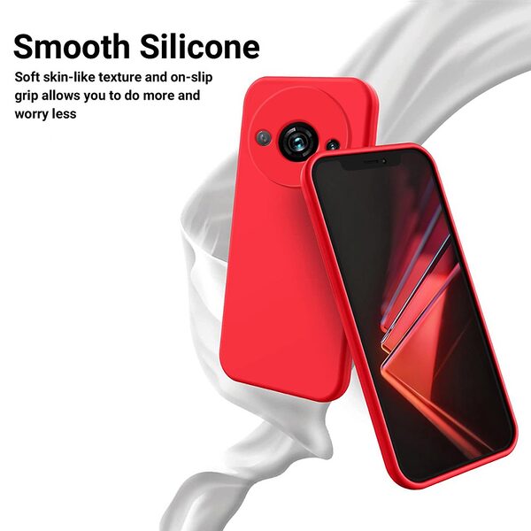 thiki xiaomi redmi a3x silikoni kokkino 37174 4