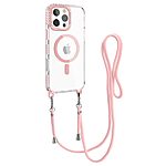 Θήκη iPhone 16 Pro Max Mad Mask Διάφανο κάλυμμα με συμβατότητα MagSafe και μακρύ λουράκι