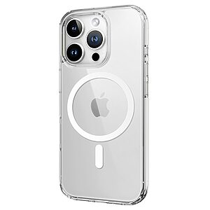 Θήκη iPhone 16 Pro Max ROCK First Series Silicone Sockproof συμβατό με MagSafe φορτιστή Transparent Πλάτη TPU