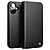 Θήκη iPhone 16 QIALINO book v2 από Premium αυθεντικό δέρμα Genuine Cowhide μαύρο