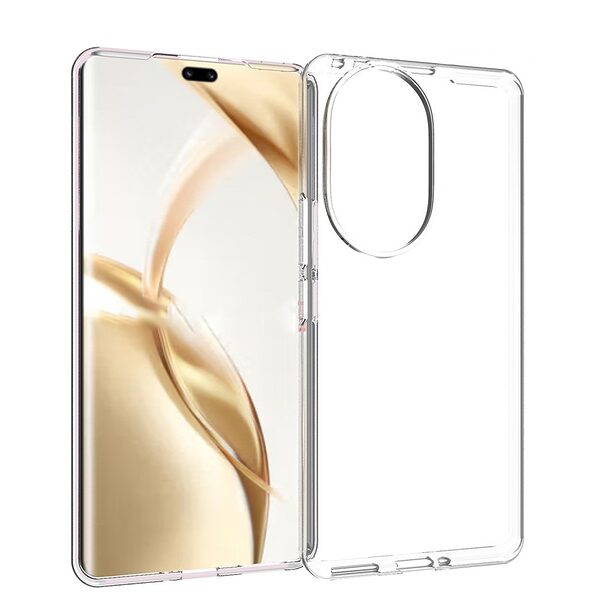 Θήκη Honor 200 Pro 5G OEM Silicone Sockproof V5 Anti-Slip Transparent Πλάτη TPU