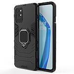 Θήκη OnePlus 9R 5G Mad Mask Πλάτη Thin Armor με Μαγνητικό δαχτυλίδι και Βάση στήριξης TPU μαύρο